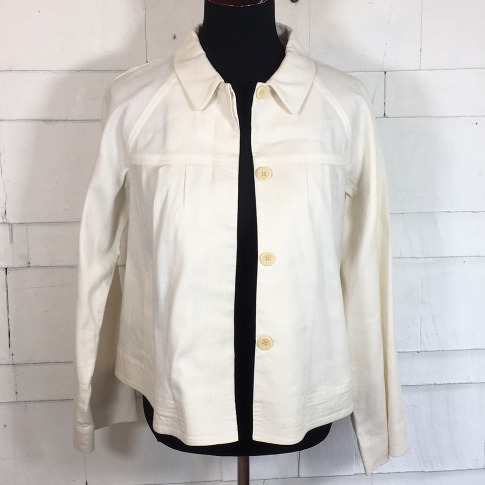 Theory linen cotton blazer jacket Med